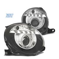FARI FIAT 500 07-15 LUCE DIURNA OCCHI ANGELLO FOND