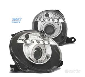 FARI FIAT 500 07-15 LUCE DIURNA OCCHI ANGELLO FOND