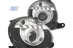 FARI FIAT 500 07-15 LUCE DIURNA OCCHI ANGELLO FOND