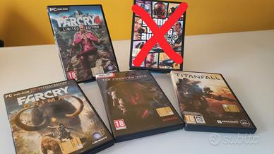 Lotto 4 Giochi per PC originali 