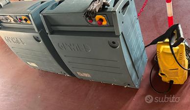 Quadri Gewiss da cantiere con idropulitrice