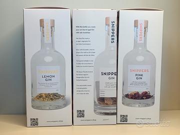 Snippers: Lemon Gin, Gin, Pink Gin