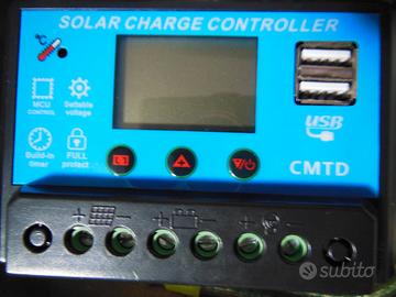 Regolatore di carica 10 ah programmabile