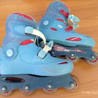 Roller azzurri bimbo