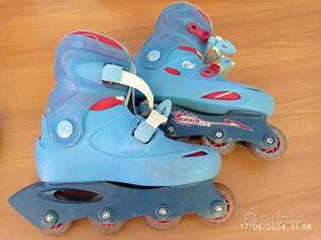 Roller azzurri bimbo