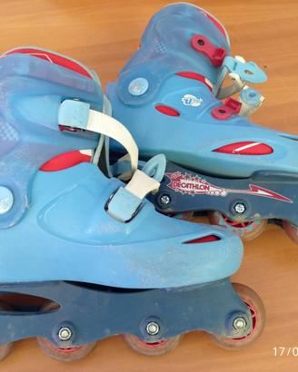 Roller azzurri bimbo