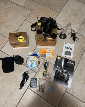 Kit Nikon D200 + accessori