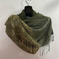 Sciarpa etnica orientale verde
