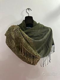 Sciarpa etnica orientale verde
