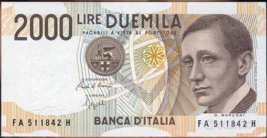 2.000 lire Marconi