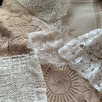centrini vintage in pizzo e merletto