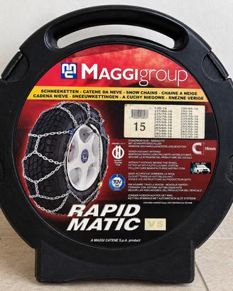 Catene da neve Maggi Rapid Matic V5 16 mm – NUOVE