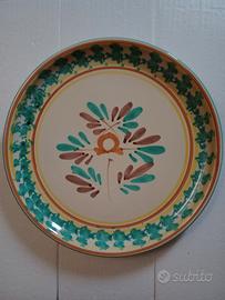 Piatto Pizza in Ceramica di Caltagirone del 1995