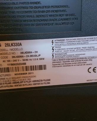 Televisore LG 26 pollici