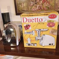 RGV Duetto Plus tritacarne grattugia passapomodoro