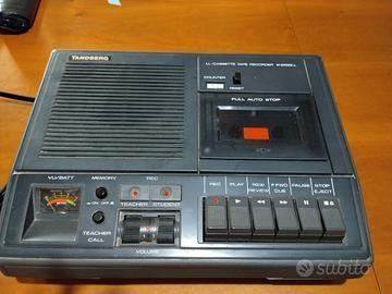 Riproduttore audiocassette imparare  lingue