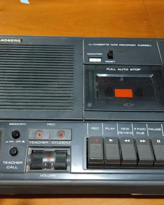 Riproduttore audiocassette imparare  lingue
