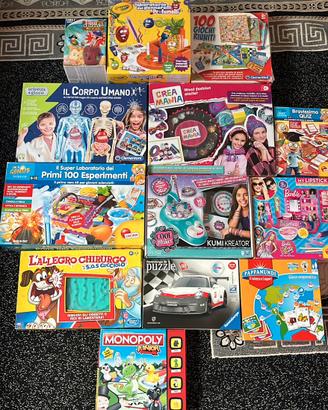 Giochi in scatola e puzzle