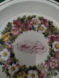 2 Posacenere ceramica Richard Ginori Hotel Ravelli