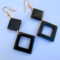 Orecchini donna in resina