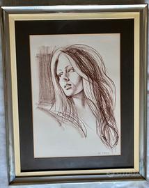 Quadro dipinto a mano d’epoca Andrea Vaccaro