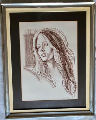 Quadro dipinto a mano d’epoca Andrea Vaccaro