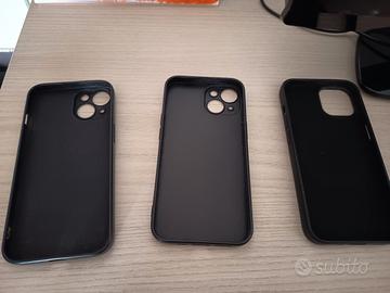 Cover iPhone 14 – 3 pezzi (silicone + grafiche)