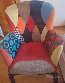 Poltrona multicolor