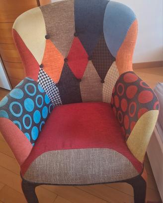 Poltrona multicolor