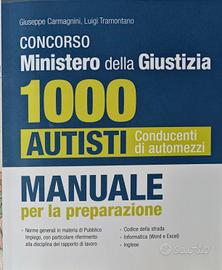 Manuale concorso 1000 autisti Ministero Giustizia 