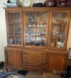 Credenza con alzata anni 50