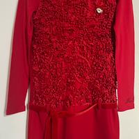 Miss Blumarine abito rosso Tg 10 anni