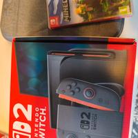 Nintendo switch 2+ gioco+borsa