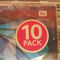 PACCO DA 10 DVD+R (RW) - TDK
