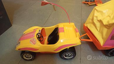 Buggy con tenda rimorchio Mattel