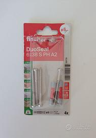 Tasselli e Viti Inox Fischer DuoSeal 6 (2 Pezzi)