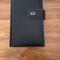 Organizer in ecopelle nera Nava design