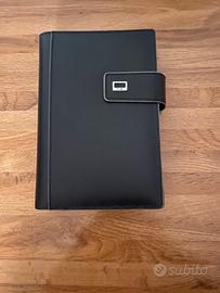 Organizer in ecopelle nera Nava design