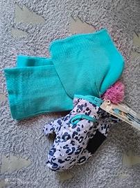 set bambina guanti, sciarpa e cappello