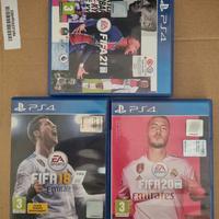3x Fifa PS4 (PlayStation 4) - 18, 20, 21