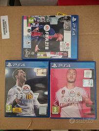 3x Fifa PS4 (PlayStation 4) - 18, 20, 21