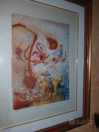 Fiaba Orientale litografia Salavtor Dalì