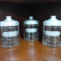 Barattoli vetro coperchio alluminio 