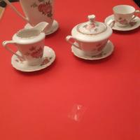 Porcellane Set decorato Durken Lattiera,Zuccherier