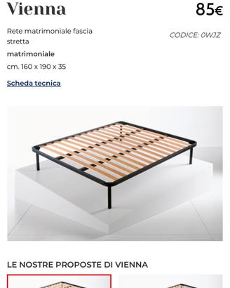 letto matrimoniale completo