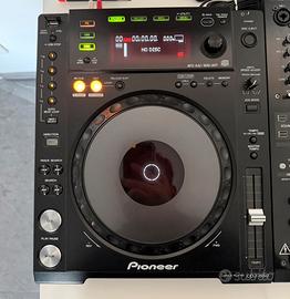 2 Pioneer CDJ 850 Coppia Lettori CD per DJ