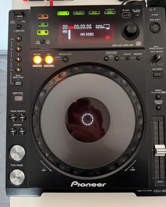 2 Pioneer CDJ 850 Coppia Lettori CD per DJ