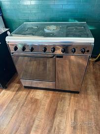 cucina bompani acciaio