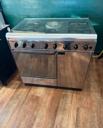 cucina bompani acciaio