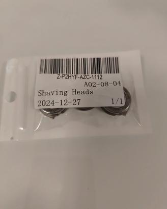 3 Testine di ricambio per rasoio tipo Philips SH50